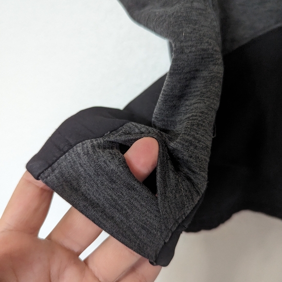 The North Face Womens Shastina Stretch Full Zip Fleece Jacket Grey Black Medium - Picture 8 of 8